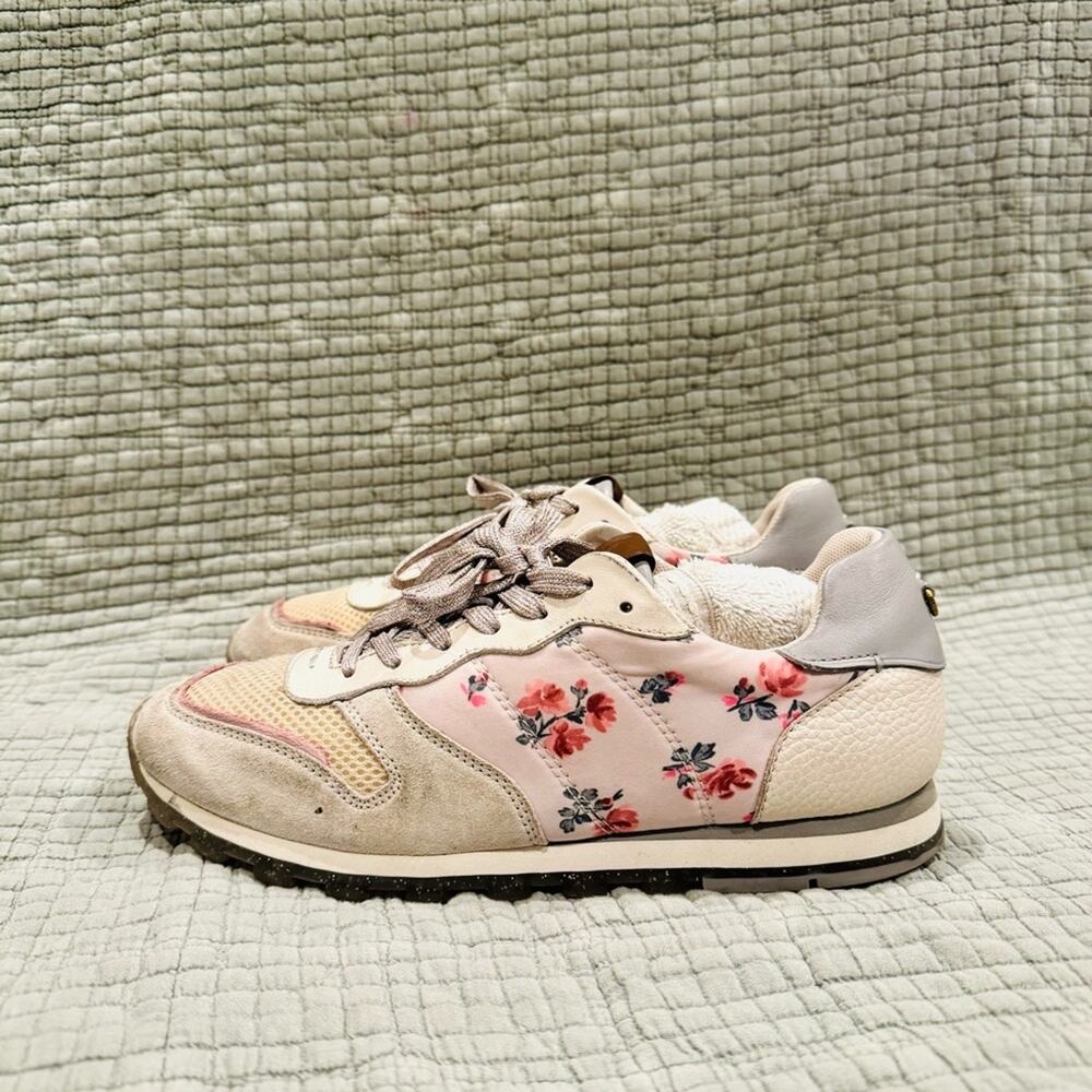 Coach Rose floral MXM Runner Sneakers woman’s 8